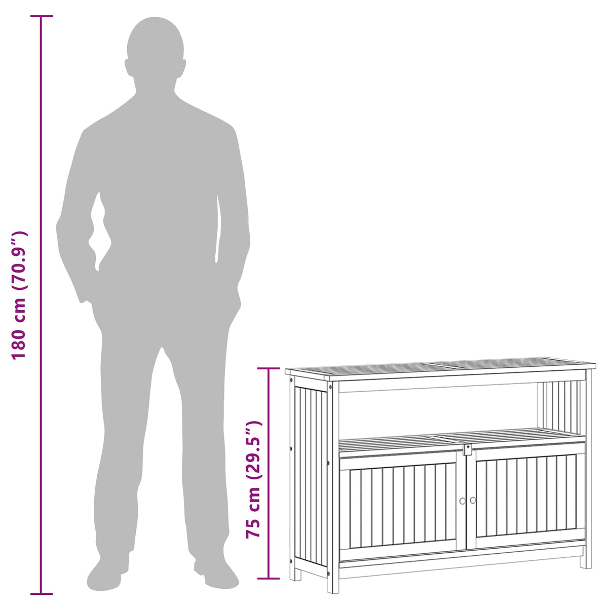 Mesa Consola De Jardín
