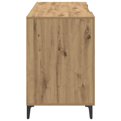 Escritorio Roble Artesanal Madera De Ingeniería