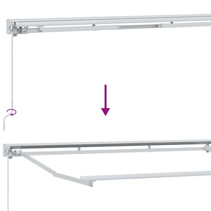 Estructura De Toldo Manual Ajustable 4 X 3,5 M Acero