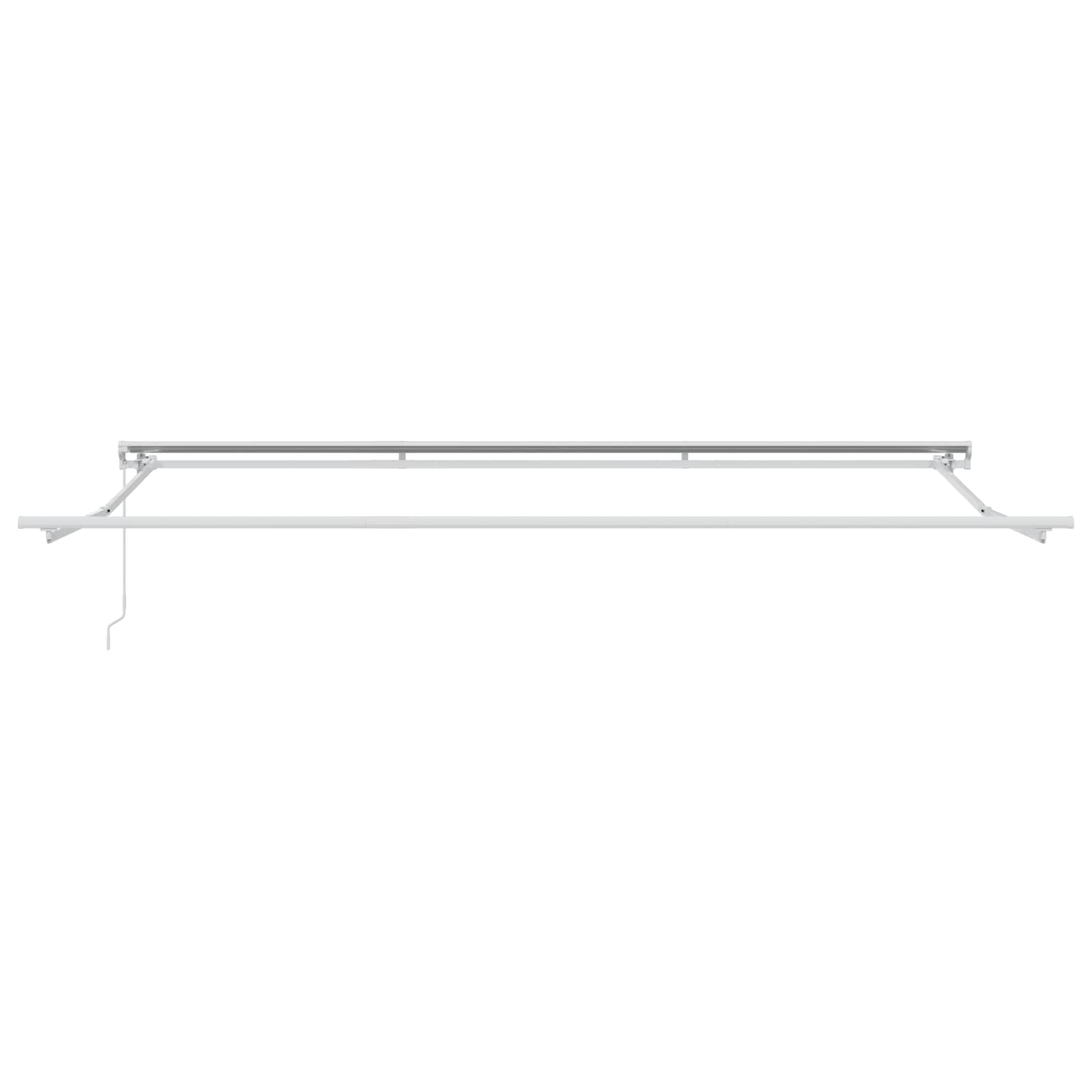 Estructura De Toldo Manual Ajustable 5 X 3 M Acero