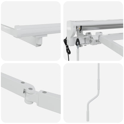 Estructura De Toldo Retráctil Eléctrico 3,5 X 2,5 M Acero