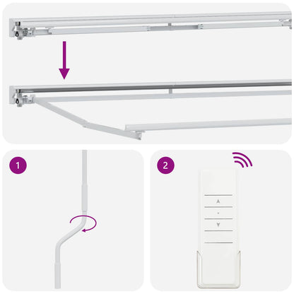 Estructura De Toldo Retráctil Eléctrico Ajustable 4 X 3 M Acero