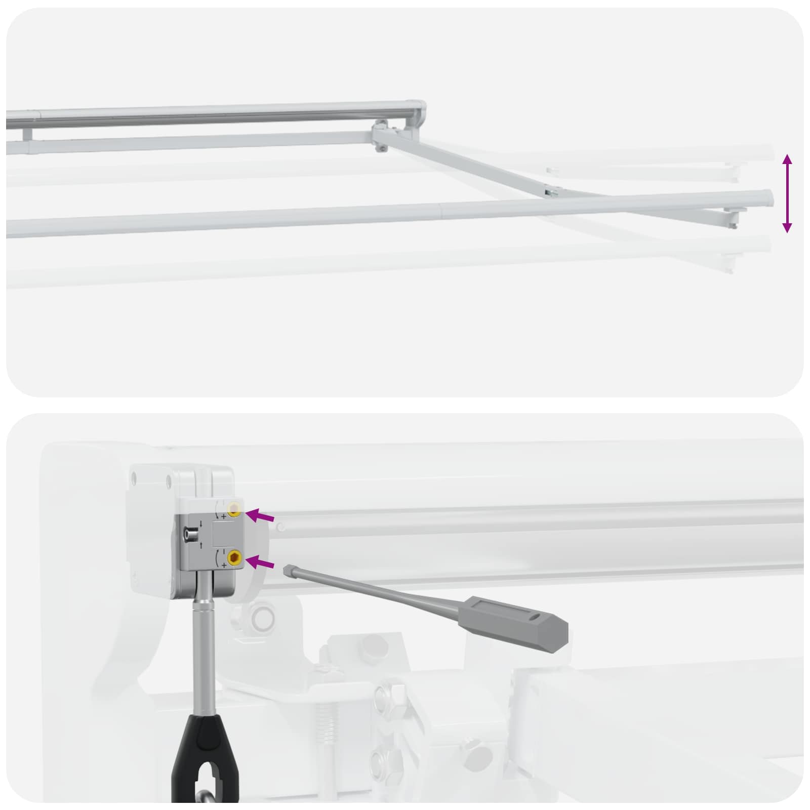 Estructura De Toldo Retráctil Eléctrico Ajustable 4 X 3 M Acero