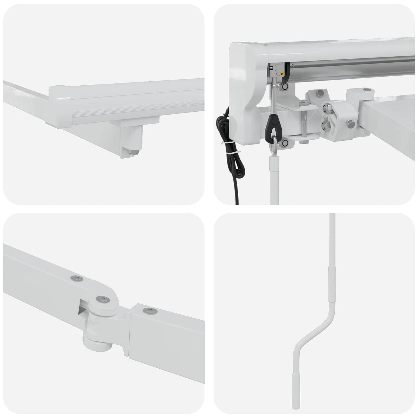 Estructura De Toldo Retráctil Eléctrico 4,5 X 3,5 M Acero