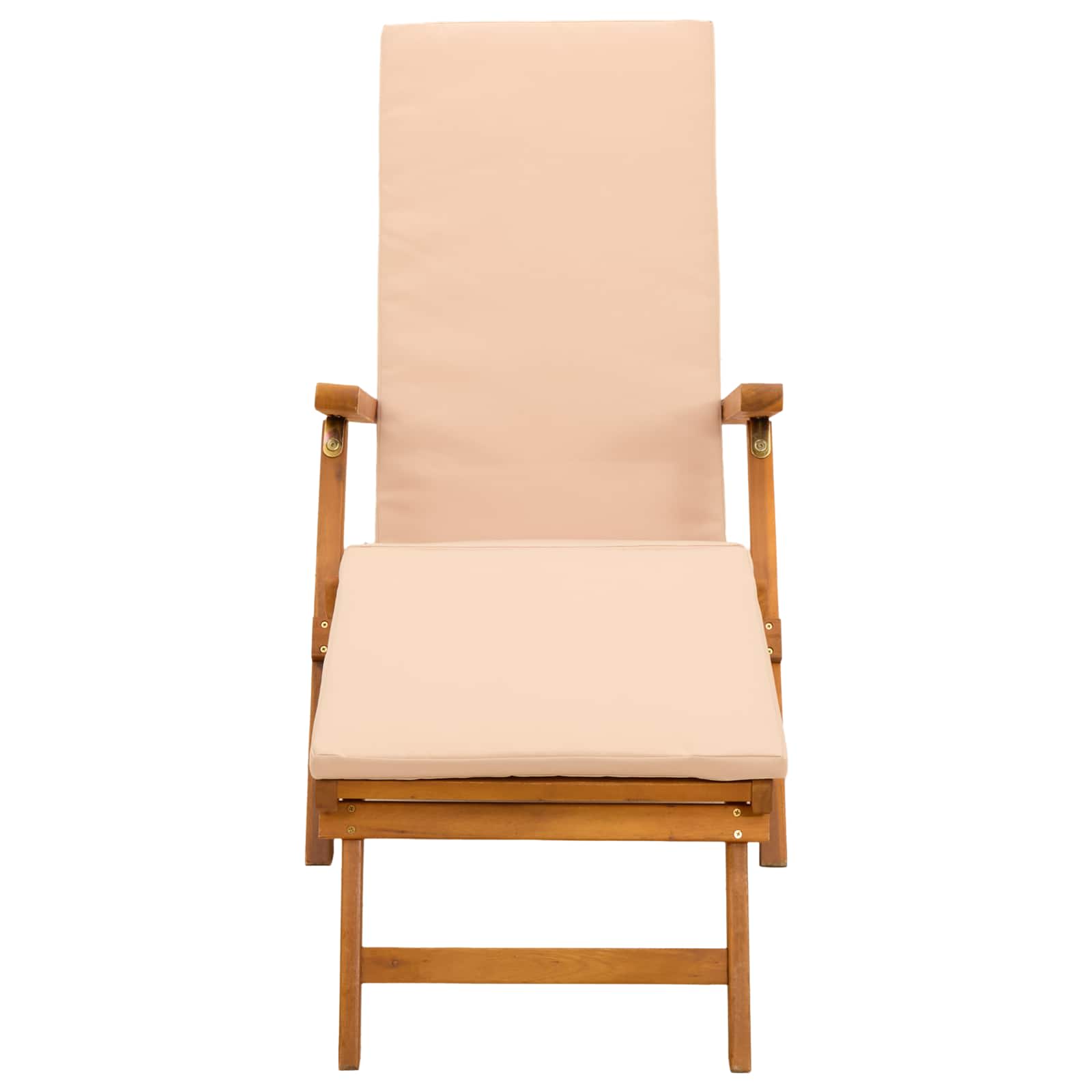 Recliner Y Tumbona Plegable 2 Pcs 55 X 146 X 91 Cm