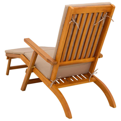Recliner Y Tumbona Plegable 2 Pcs 55 X 146 X 91 Cm