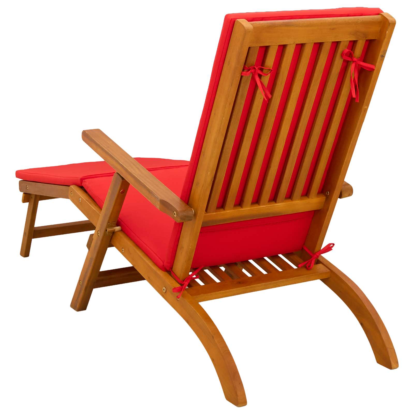 Recliner Y Tumbona Plegable 2 Pcs 55 X 146 X 91 Cm