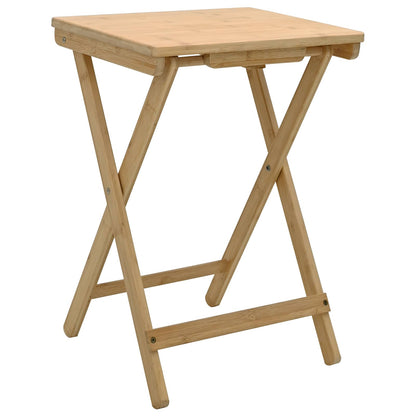 Mesa De Cocina Manual Natural 40 X 30 X 53,5 Cm Bambú
