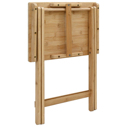 Mesa De Cocina Manual Natural 40 X 30 X 53,5 Cm Bambú