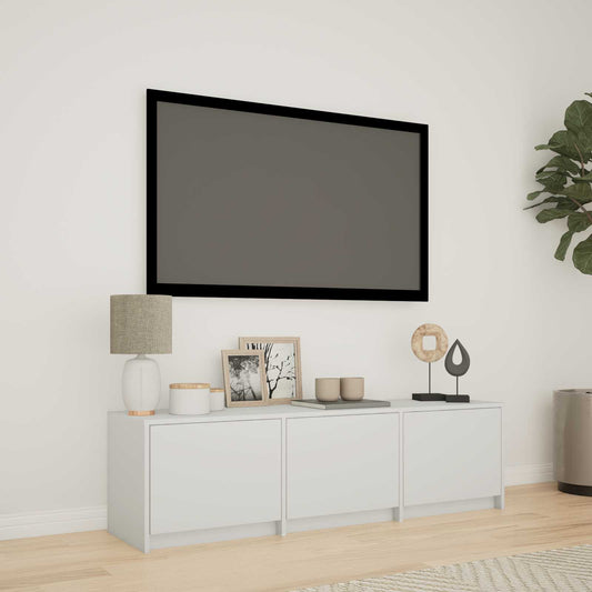 Mueble De Tv Con Led 140 X 34 X 40 Cm Madera De Ingeniería