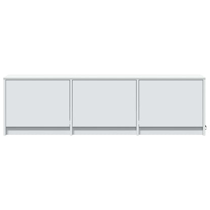 Mueble De Tv Con Led 140 X 34 X 40 Cm Madera De Ingeniería