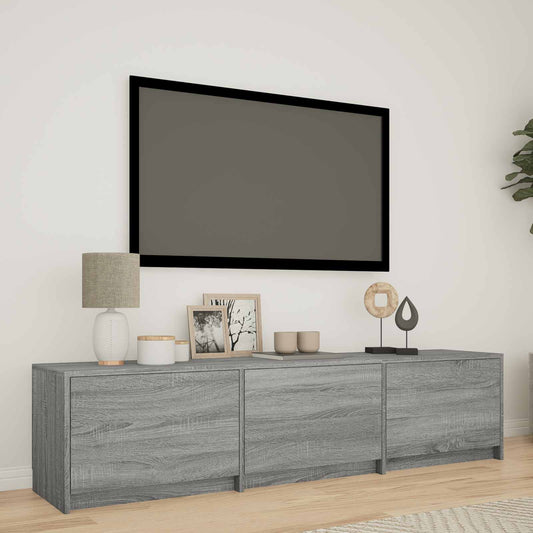 Mueble De Tv Con Led Con Led 165 X 34 X 40 Cm
