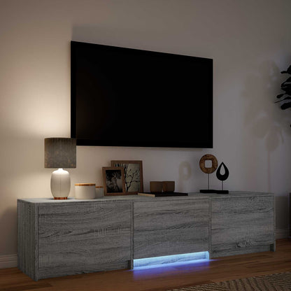 Mueble De Tv Con Led Con Led 165 X 34 X 40 Cm