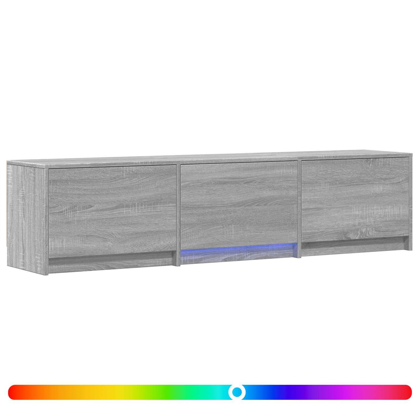 Mueble De Tv Con Led Con Led 165 X 34 X 40 Cm