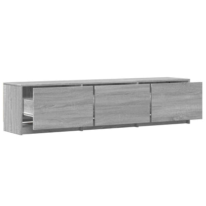 Mueble De Tv Con Led Con Led 165 X 34 X 40 Cm