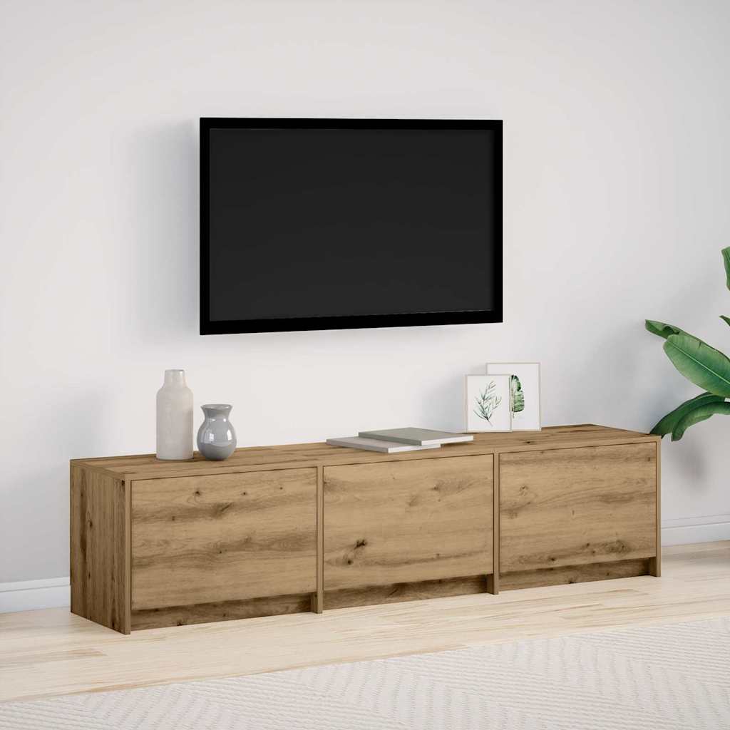 Mueble De Tv Con Led Con Led 165 X 34 X 40 Cm