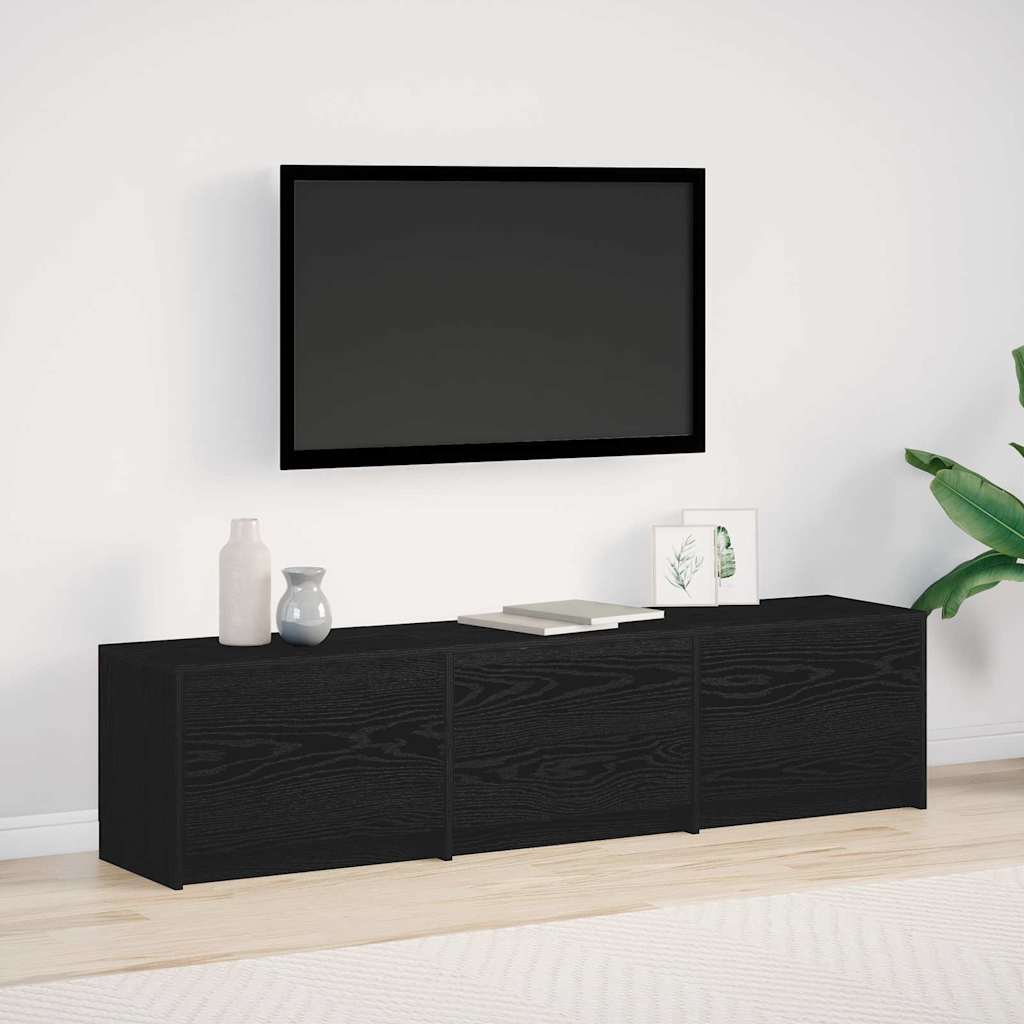 Mueble De Tv Con Led Con Led 165 X 34 X 40 Cm