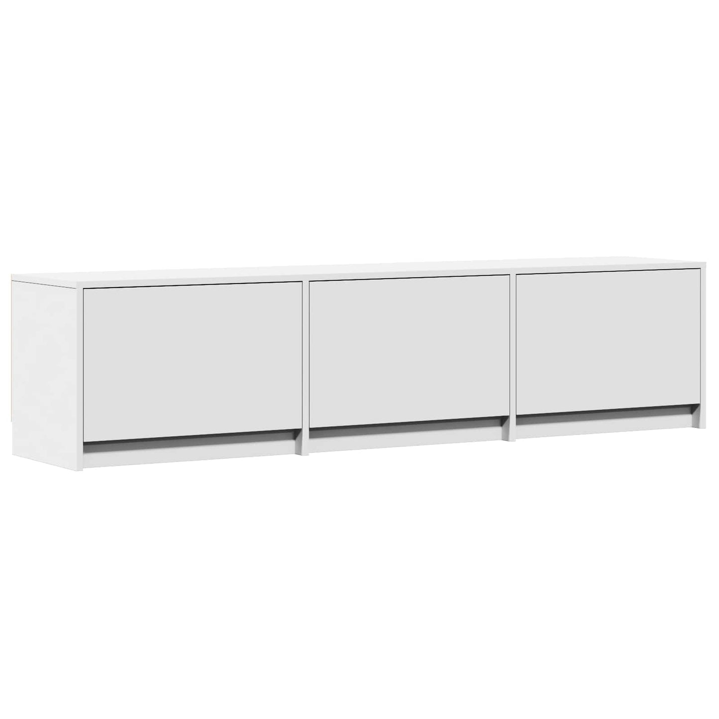 Mueble De Tv Con Led 165 X 34 X 40 Cm Madera De Ingeniería