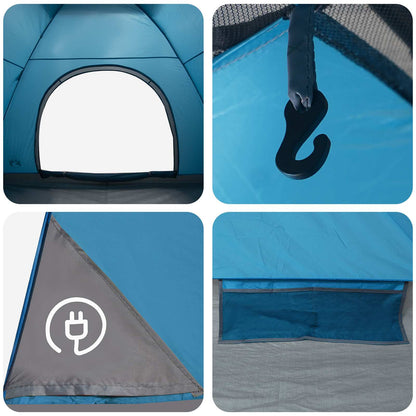 Tienda De Camping Con Techo Azul 275 X 215 X 125 Cm