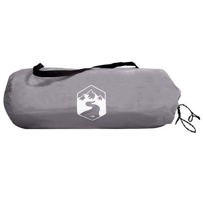 Tienda De Camping Con Techo Gris Y Naranja 275 X 215 X 125 Cm
