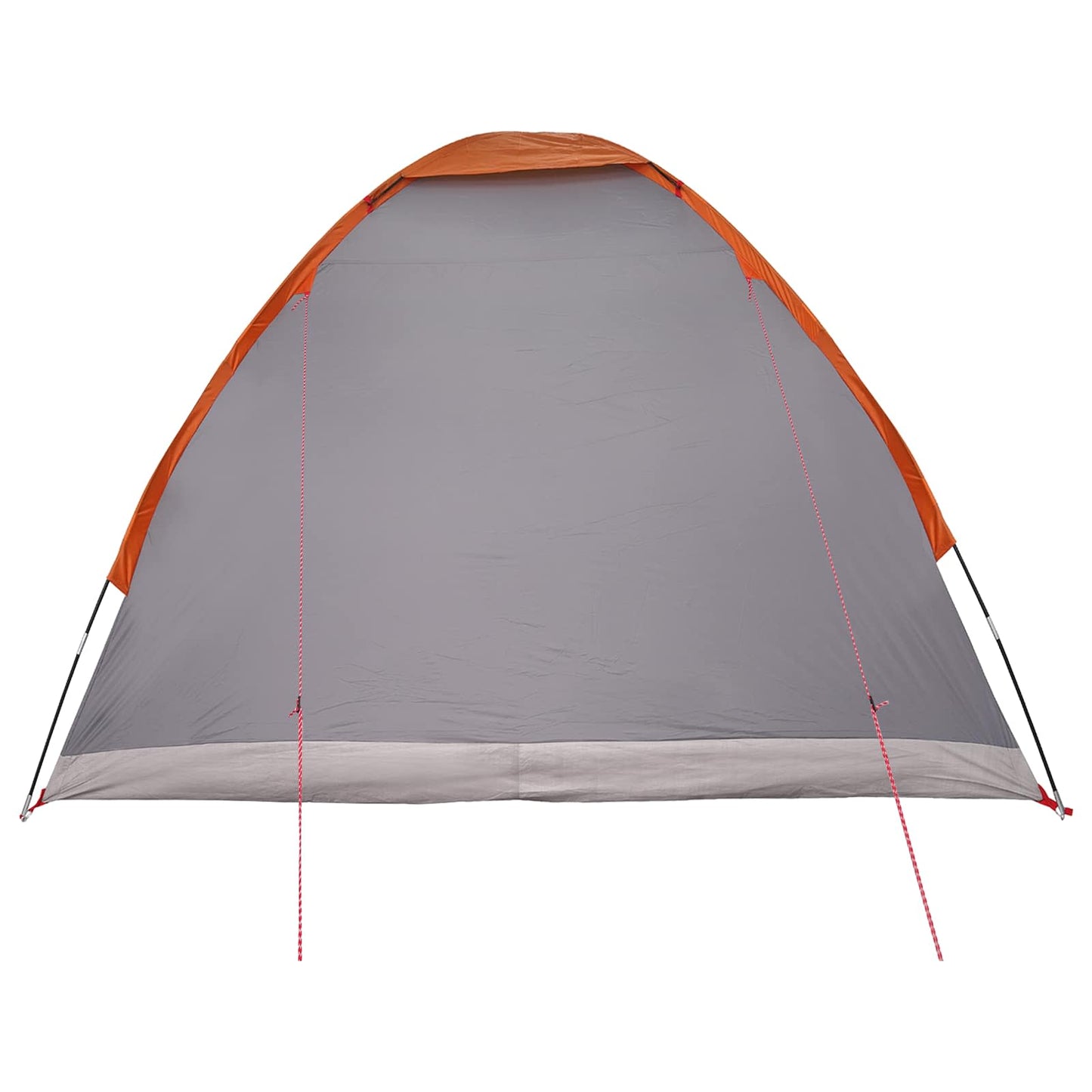 Tienda De Camping Con Techo Gris Y Naranja 275 X 215 X 125 Cm