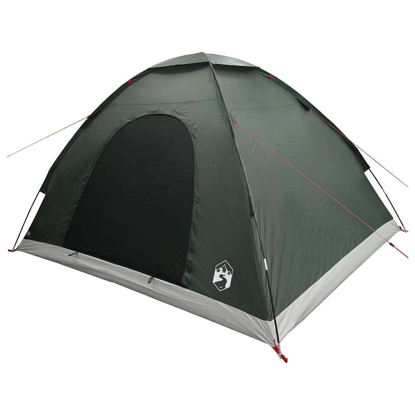 Tienda De Camping Con Techo Verde Militar 275 X 215 X 125 Cm