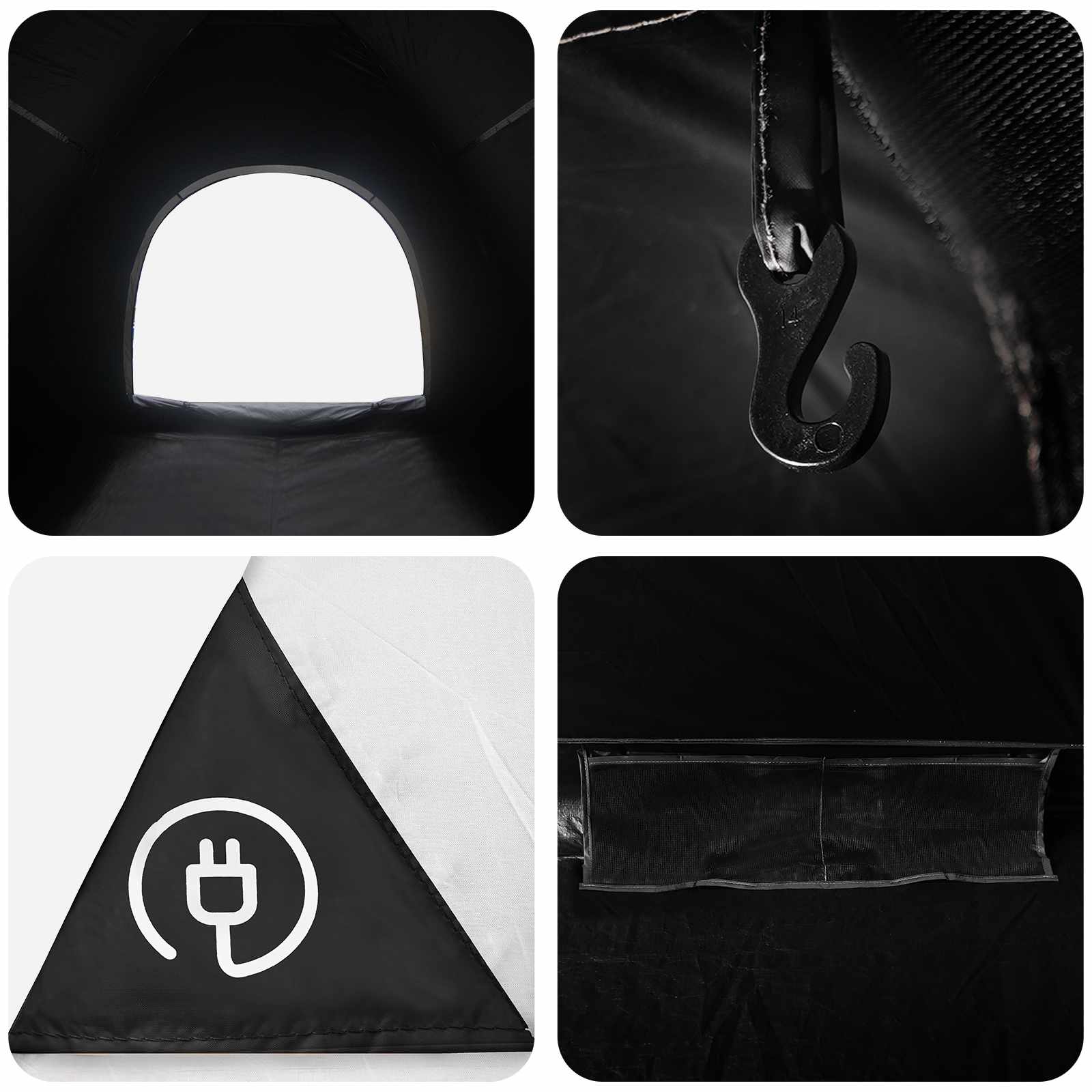 Tienda De Camping Con Techo Blackout 275 X 215 X 125 Cm