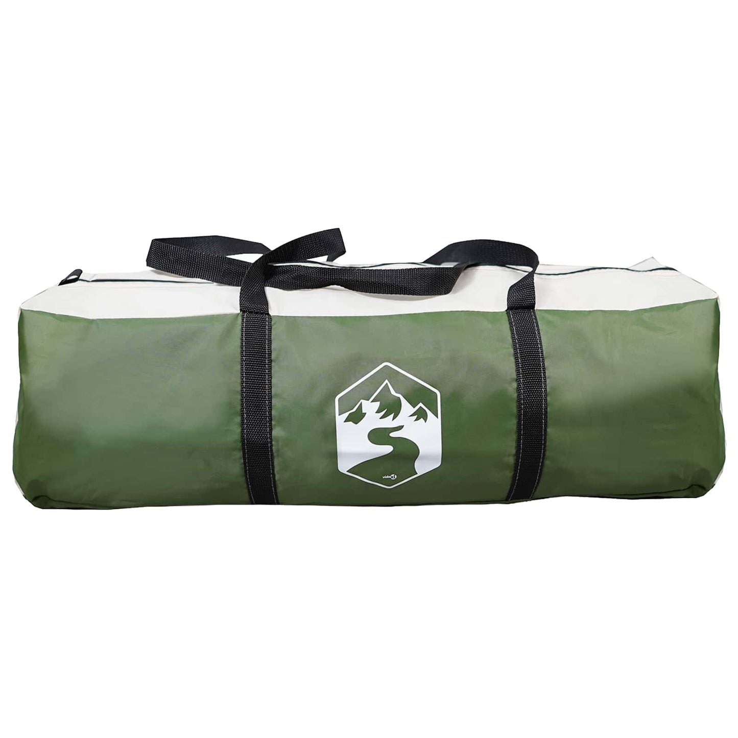 Tienda De Camping Con Techo Verde 335 X 275 X 180 Cm