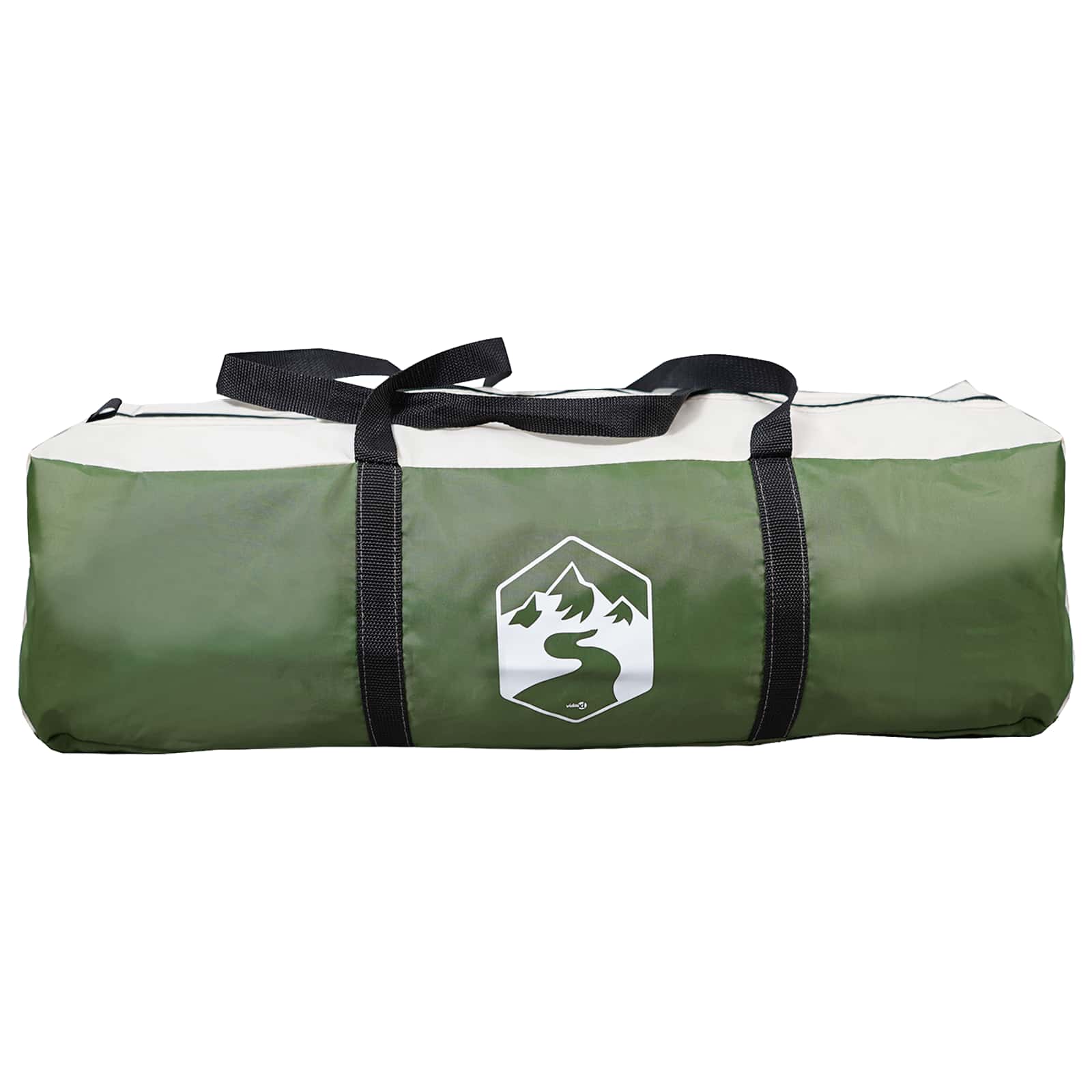 Tienda De Camping Con Techo Verde 335 X 275 X 180 Cm