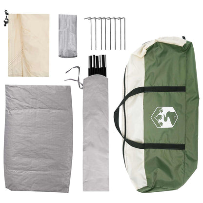 Tienda De Camping Con Techo Verde 335 X 275 X 180 Cm