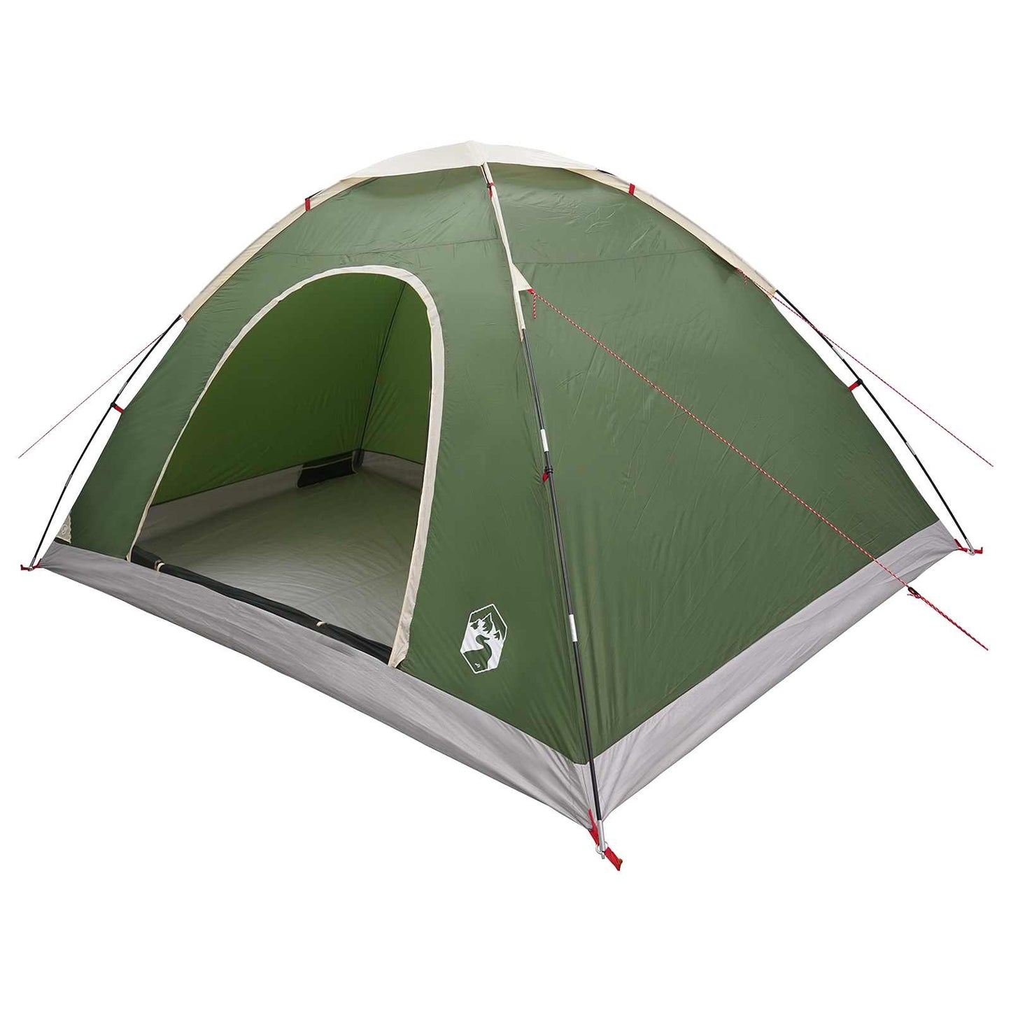 Tienda De Camping Con Techo Verde 335 X 275 X 180 Cm
