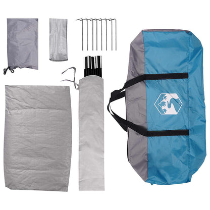 Tienda De Camping Con Techo Azul 335 X 275 X 180 Cm