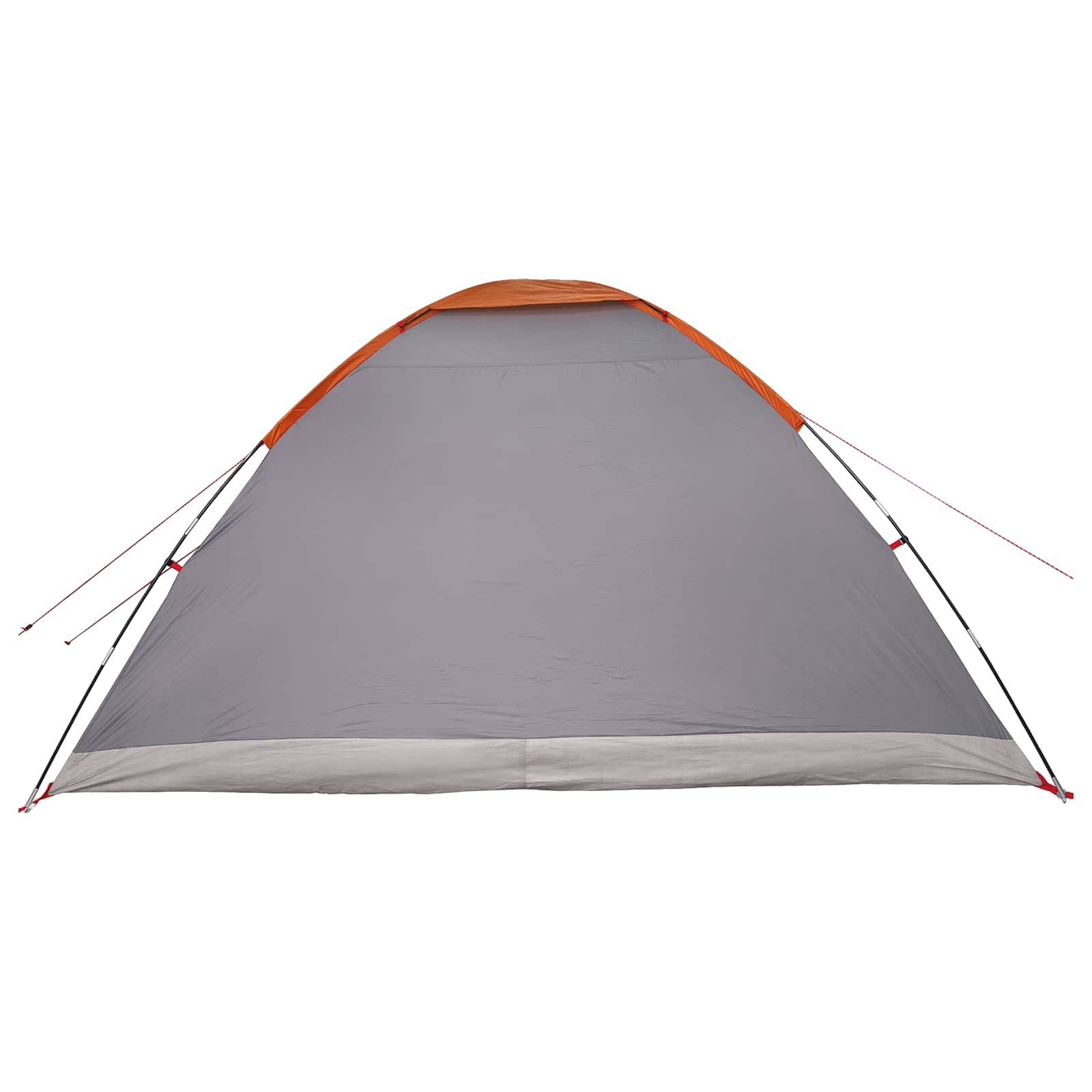 Tienda De Camping Con Techo Gris Y Naranja 335 X 275 X 180 Cm