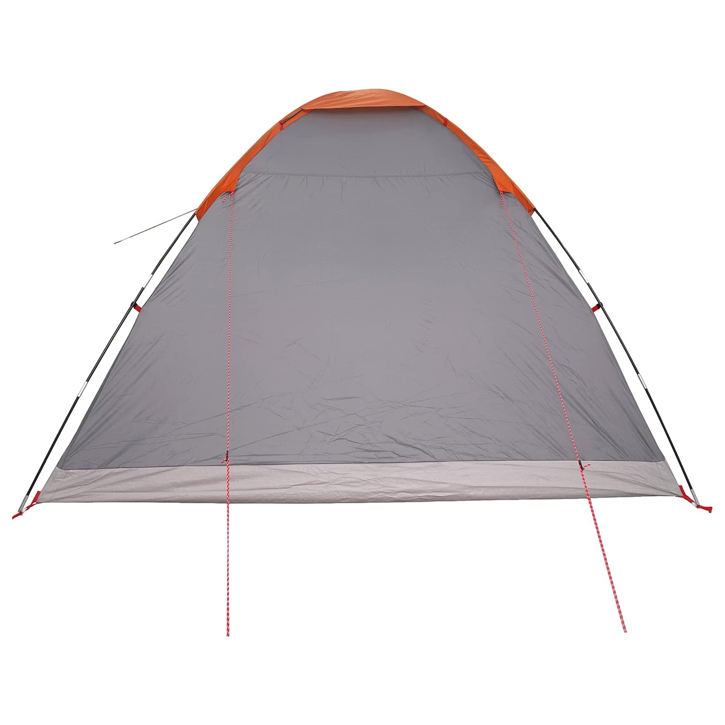 Tienda De Camping Con Techo Gris Y Naranja 335 X 275 X 180 Cm