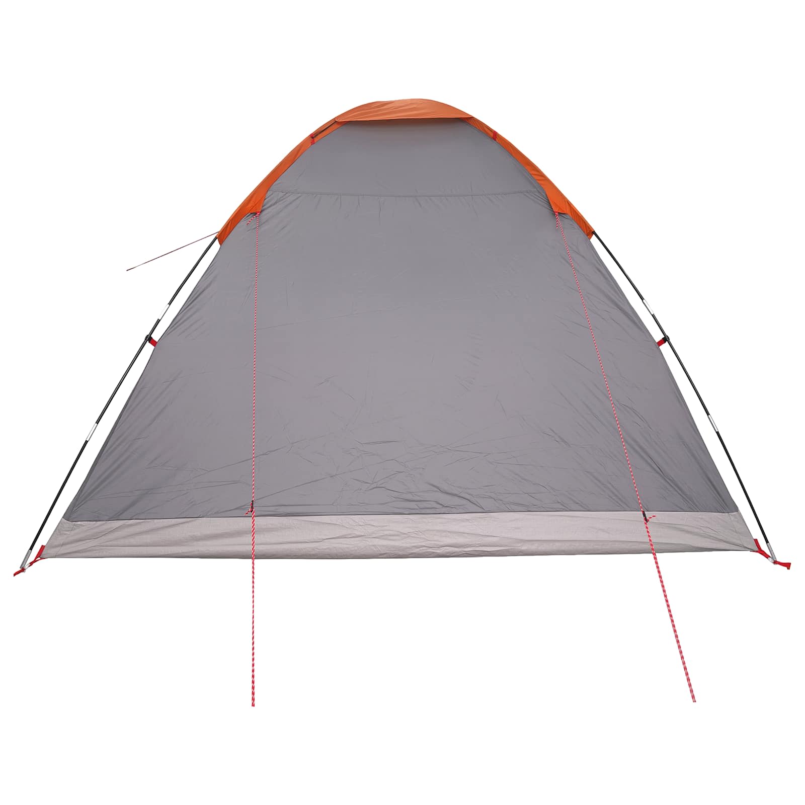 Tienda De Camping Con Techo Gris Y Naranja 335 X 275 X 180 Cm