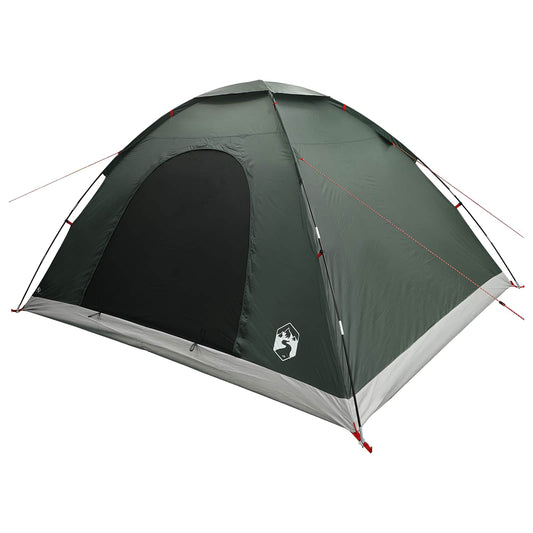 Tienda De Camping Con Techo Verde Militar 335 X 275 X 180 Cm