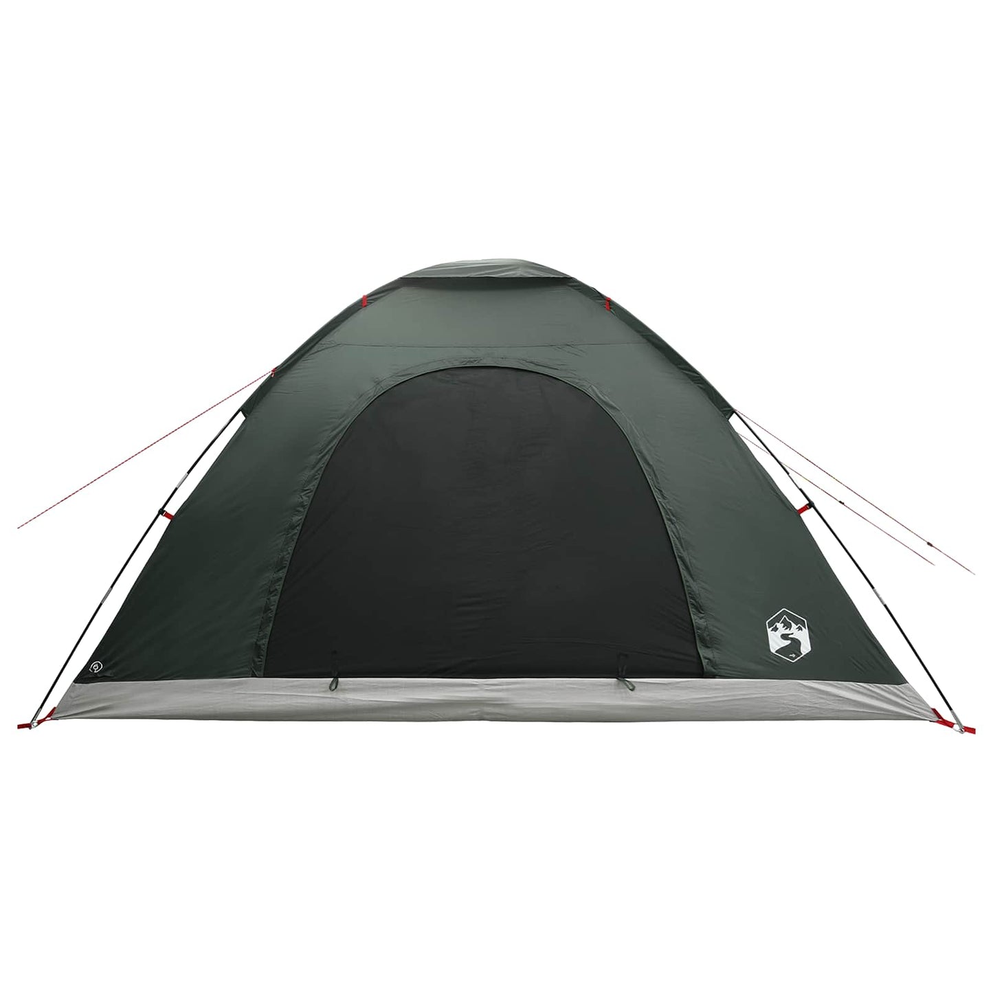 Tienda De Camping Con Techo Verde Militar 335 X 275 X 180 Cm