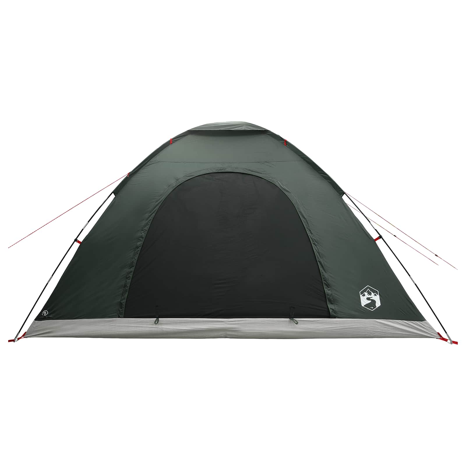 Tienda De Camping Con Techo Verde Militar 335 X 275 X 180 Cm