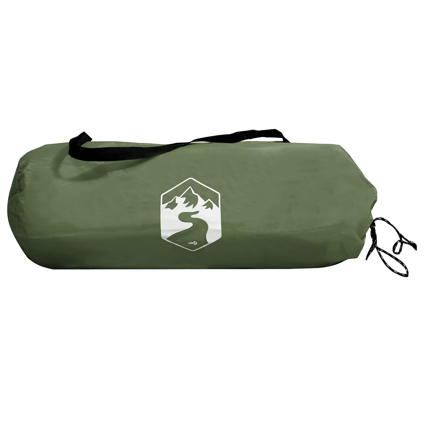 Tienda De Camping Con Techo Verde 2 Personas Poliéster Y Acero