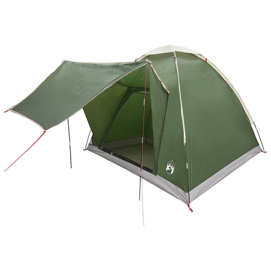 Tienda De Camping Con Techo Verde 2 Personas Poliéster Y Acero