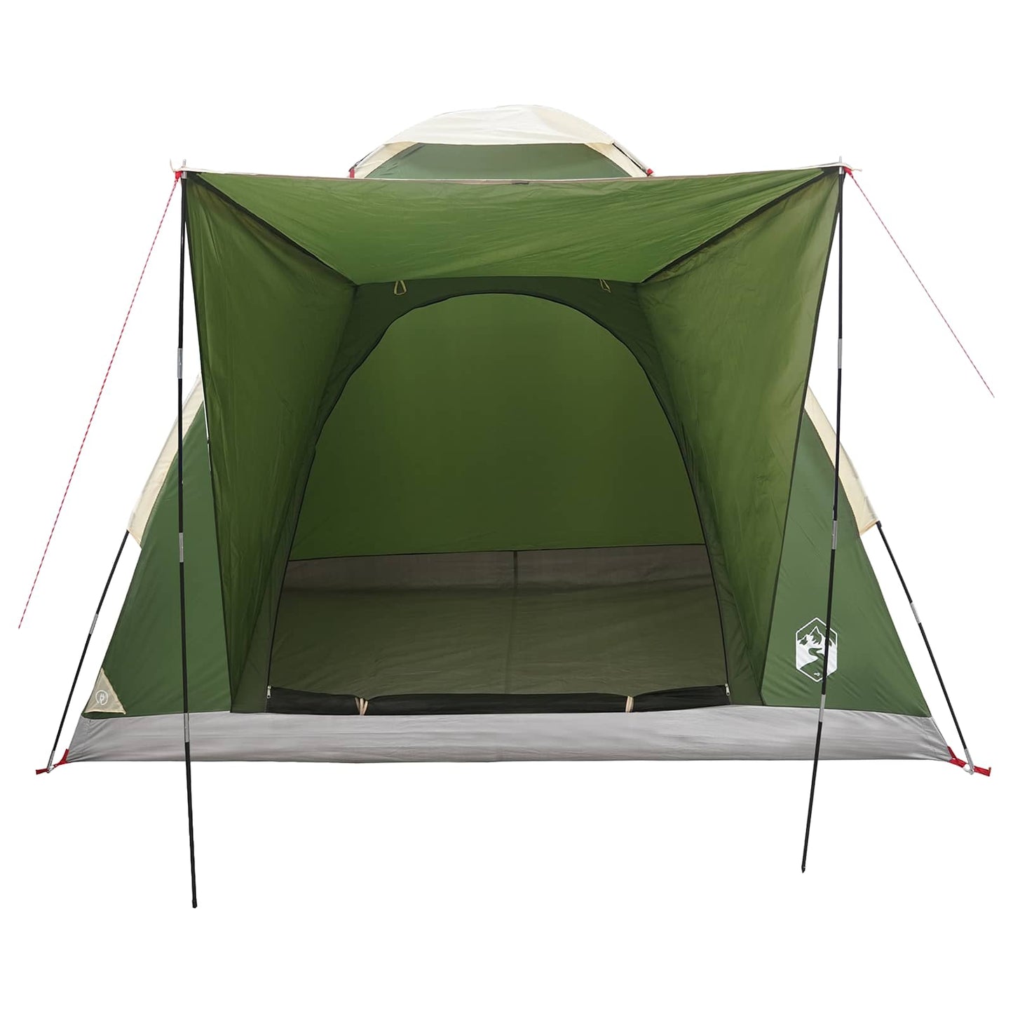 Tienda De Camping Con Techo Verde 2 Personas Poliéster Y Acero