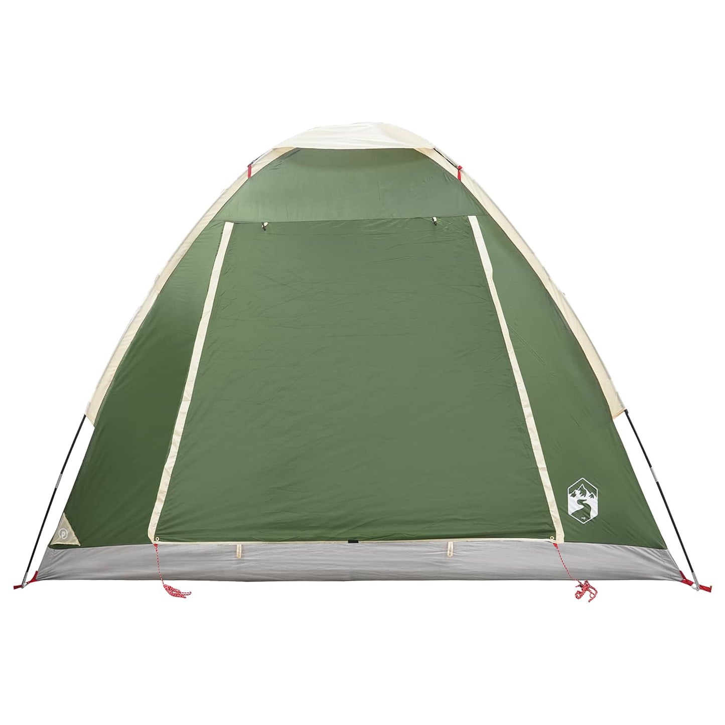 Tienda De Camping Con Techo Verde 2 Personas Poliéster Y Acero