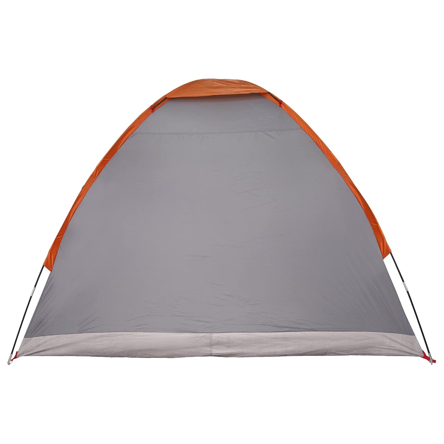 Tienda De Camping Gris Y Naranja 2 Personas Poliéster Y Acero