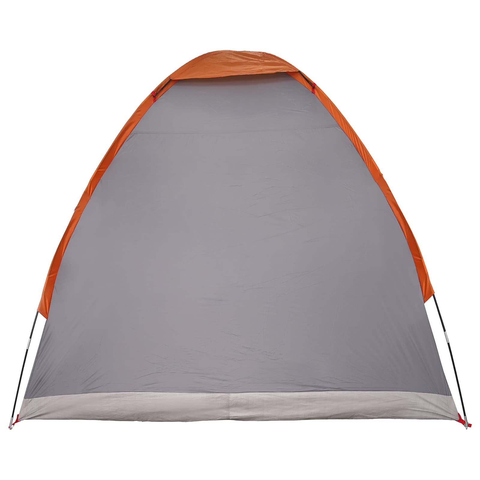 Tienda De Camping Gris Y Naranja 2 Personas Poliéster Y Acero