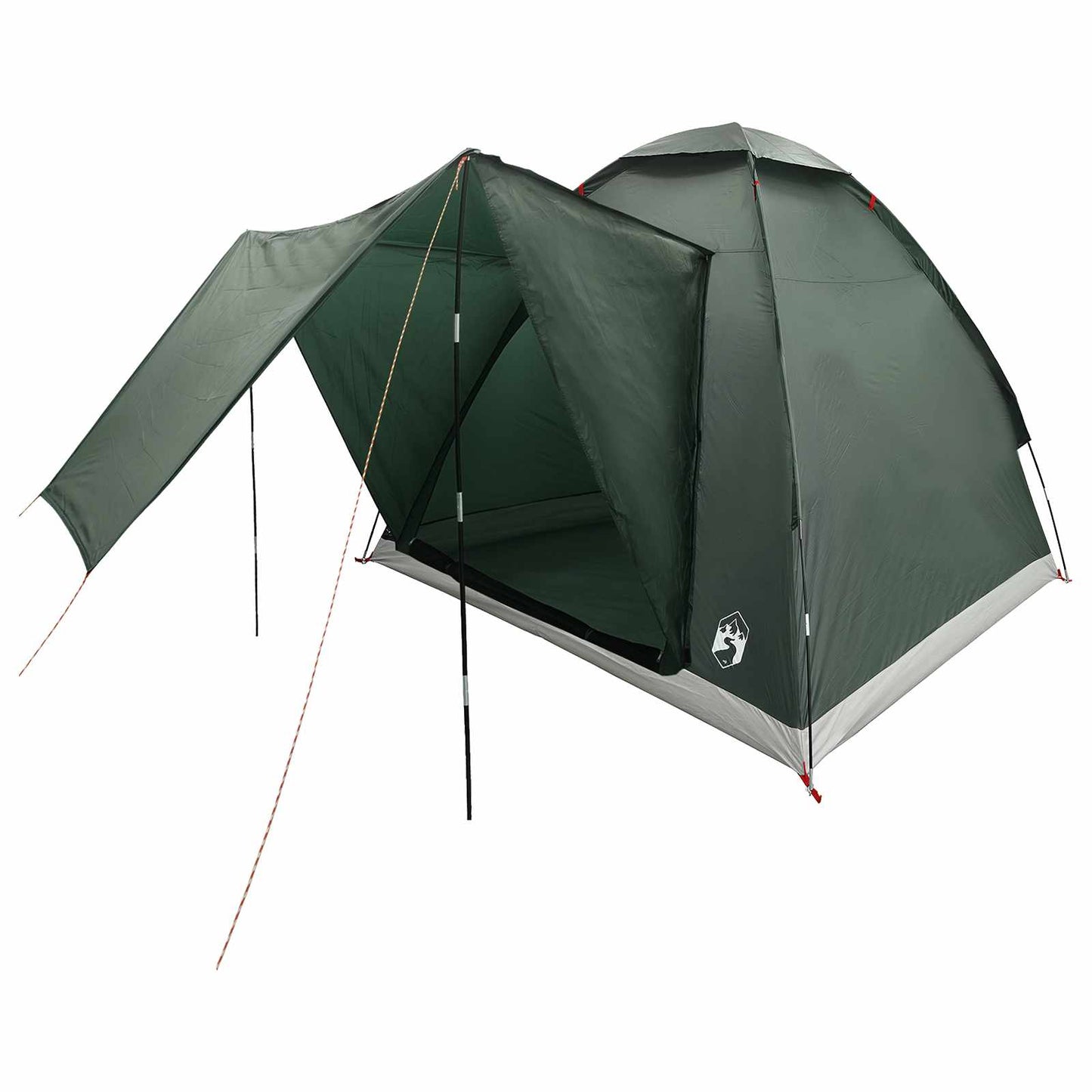 Tienda De Camping Con Techo Verde Militar 190 X 140 X 105 Cm