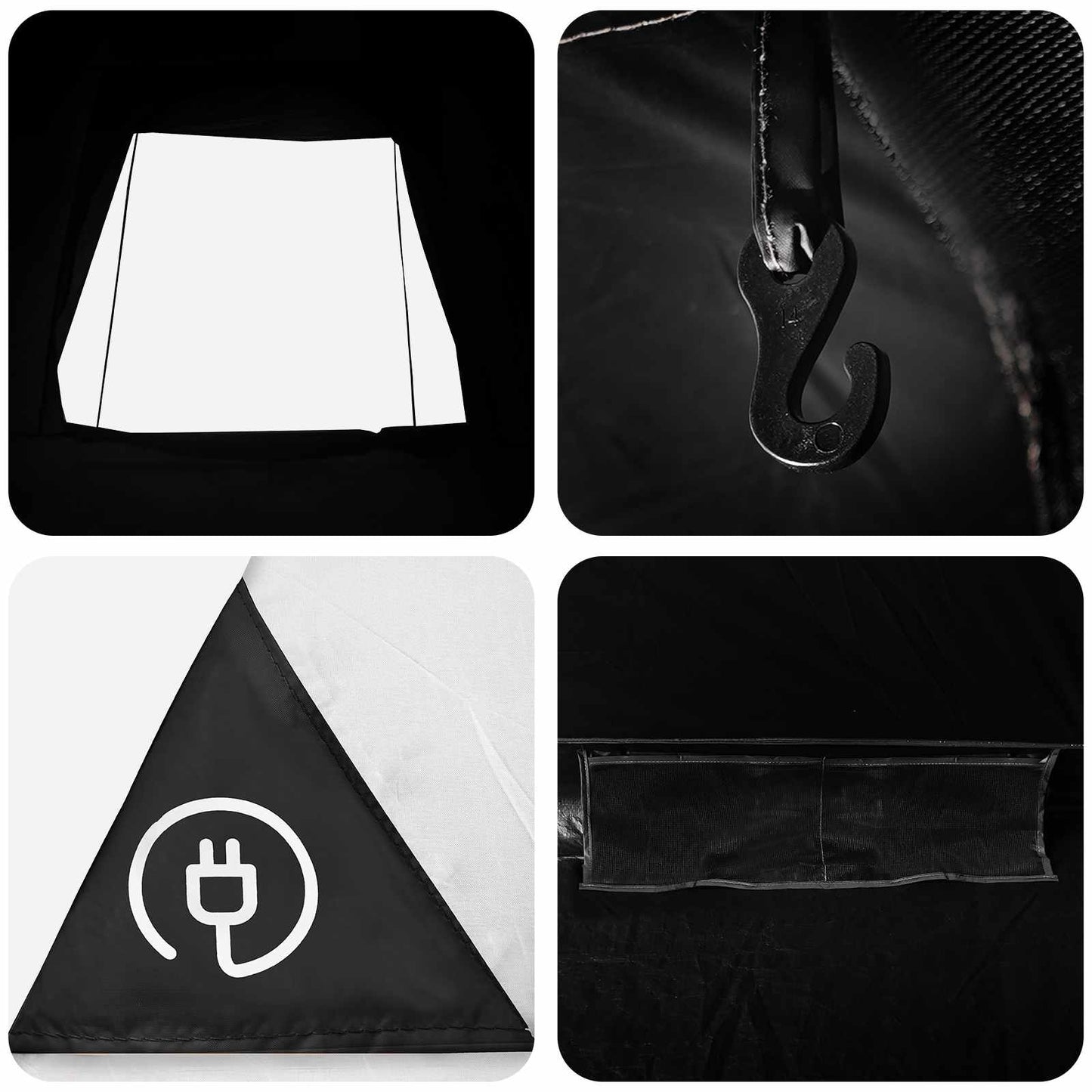 Tienda De Camping Blackout 190 X 140 X 105 Cm Poliéster Y Acero