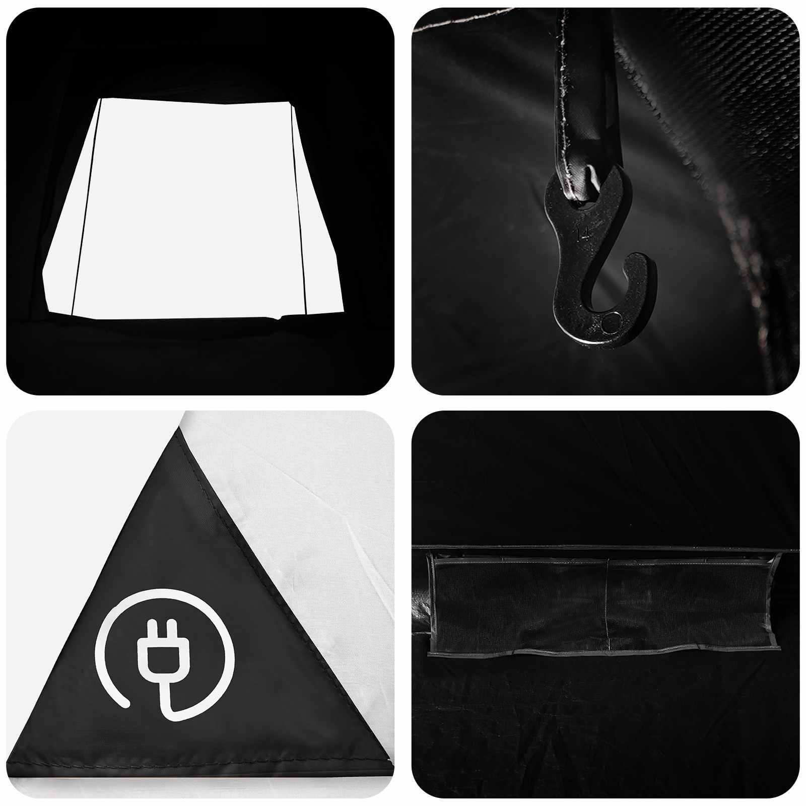 Tienda De Camping Blackout 190 X 140 X 105 Cm Poliéster Y Acero