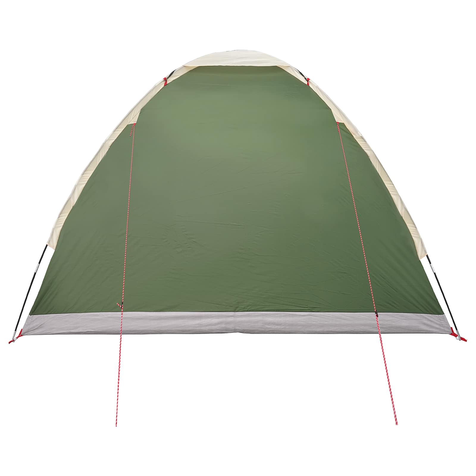Tienda De Camping Con Techo Verde 4 Personas Poliéster Y Acero