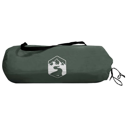 Tienda De Camping Con Techo Verde Militar 275 X 215 X 125 Cm