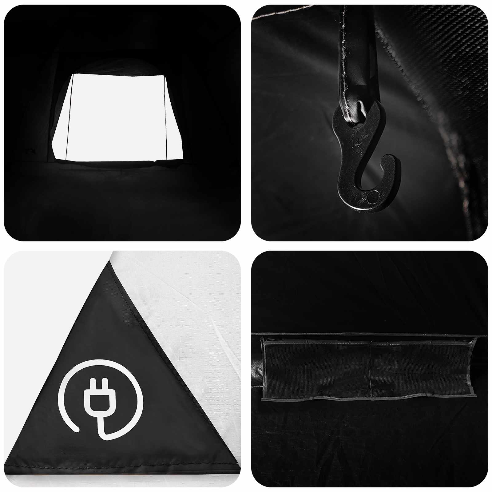 Tienda De Camping Blackout 275 X 215 X 125 Cm Poliéster Y Acero